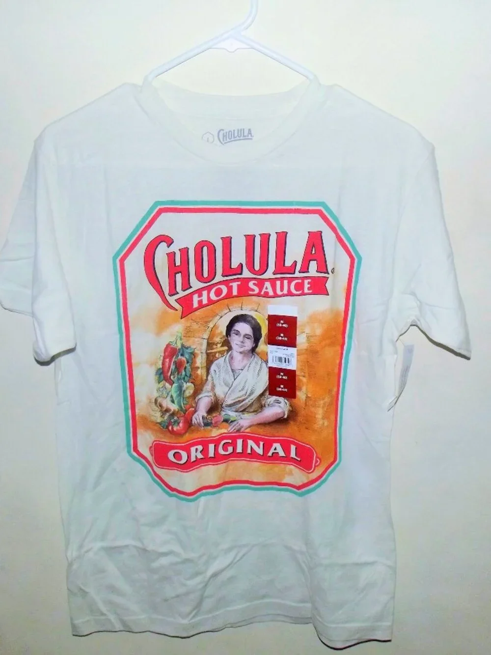 Original Cholula Hot Sauce SS T Shirt Med NWT - Picture 1 of 1